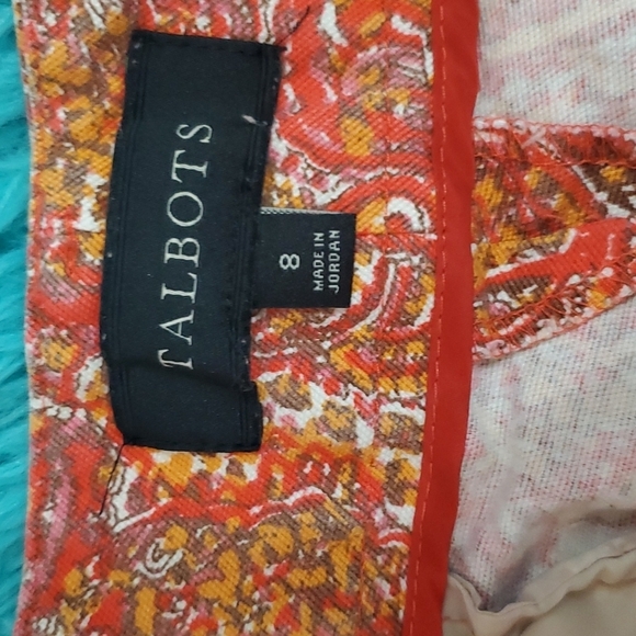 Talbots Paisley Shorts - Picture 3 of 4